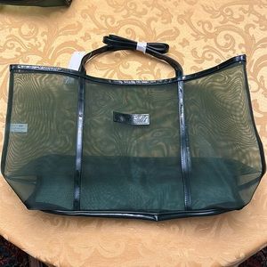 Marshall Fields Sheer Mesh Shopper - Vintage